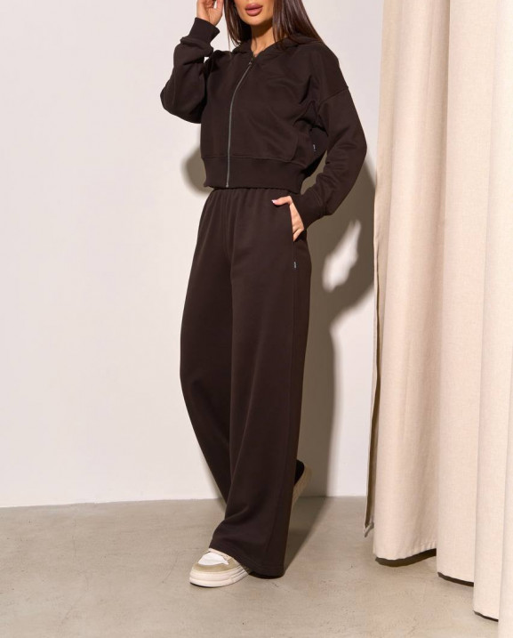 9 Спортивний костюм із довгою блискавкою з капюшоном